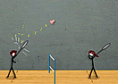 Stick Figure Badminton 2